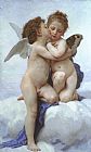 Cupid and Psyche as Children by William Bouguereau